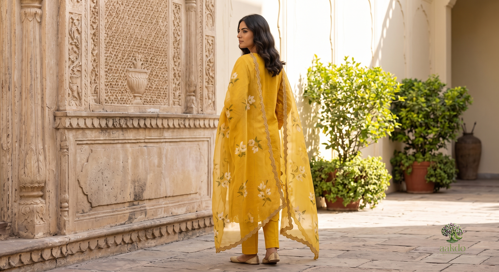 The Bagh Schiffli & Organza Suit Set