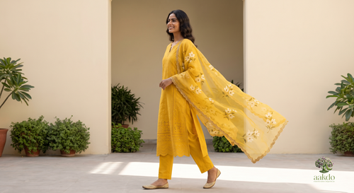 The Bagh Schiffli & Organza Suit Set
