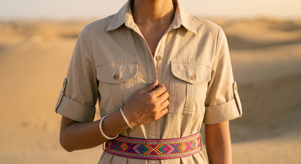The Desert Sand Shirt Dress