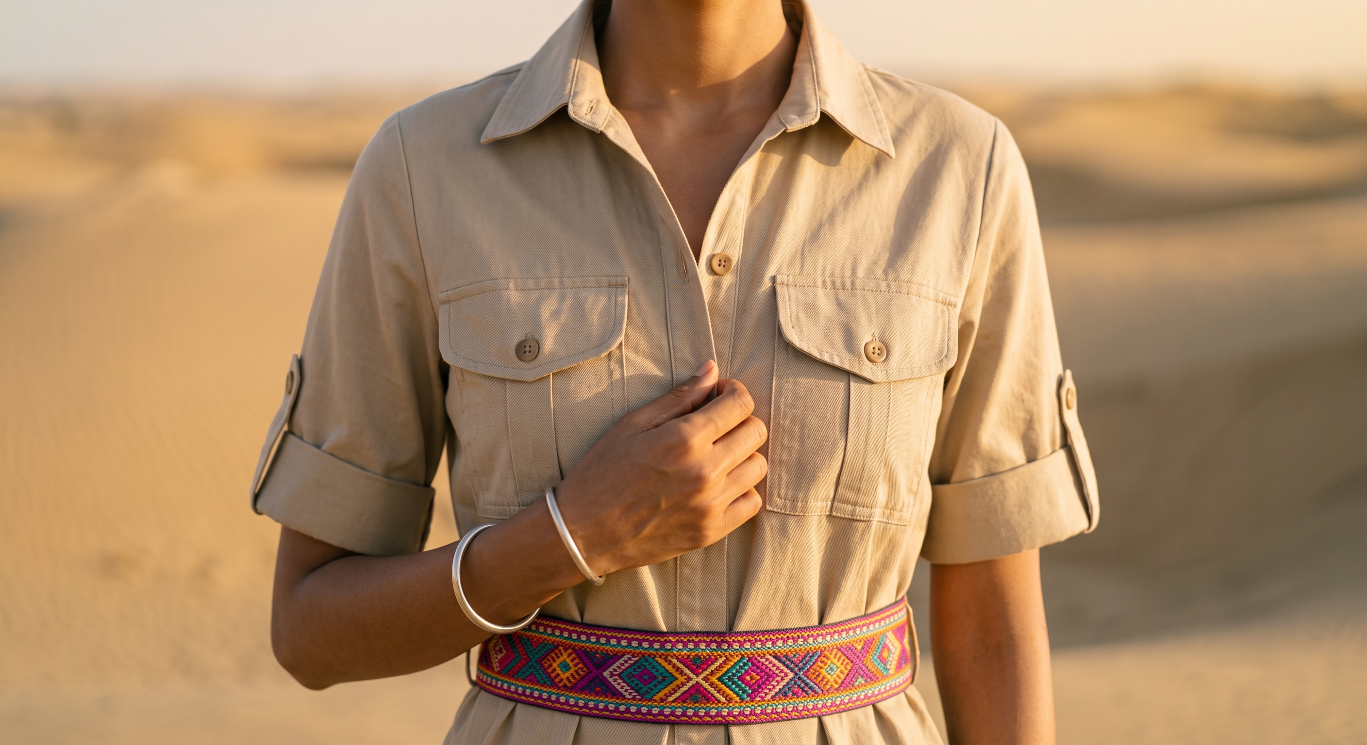 The Desert Sand Shirt Dress