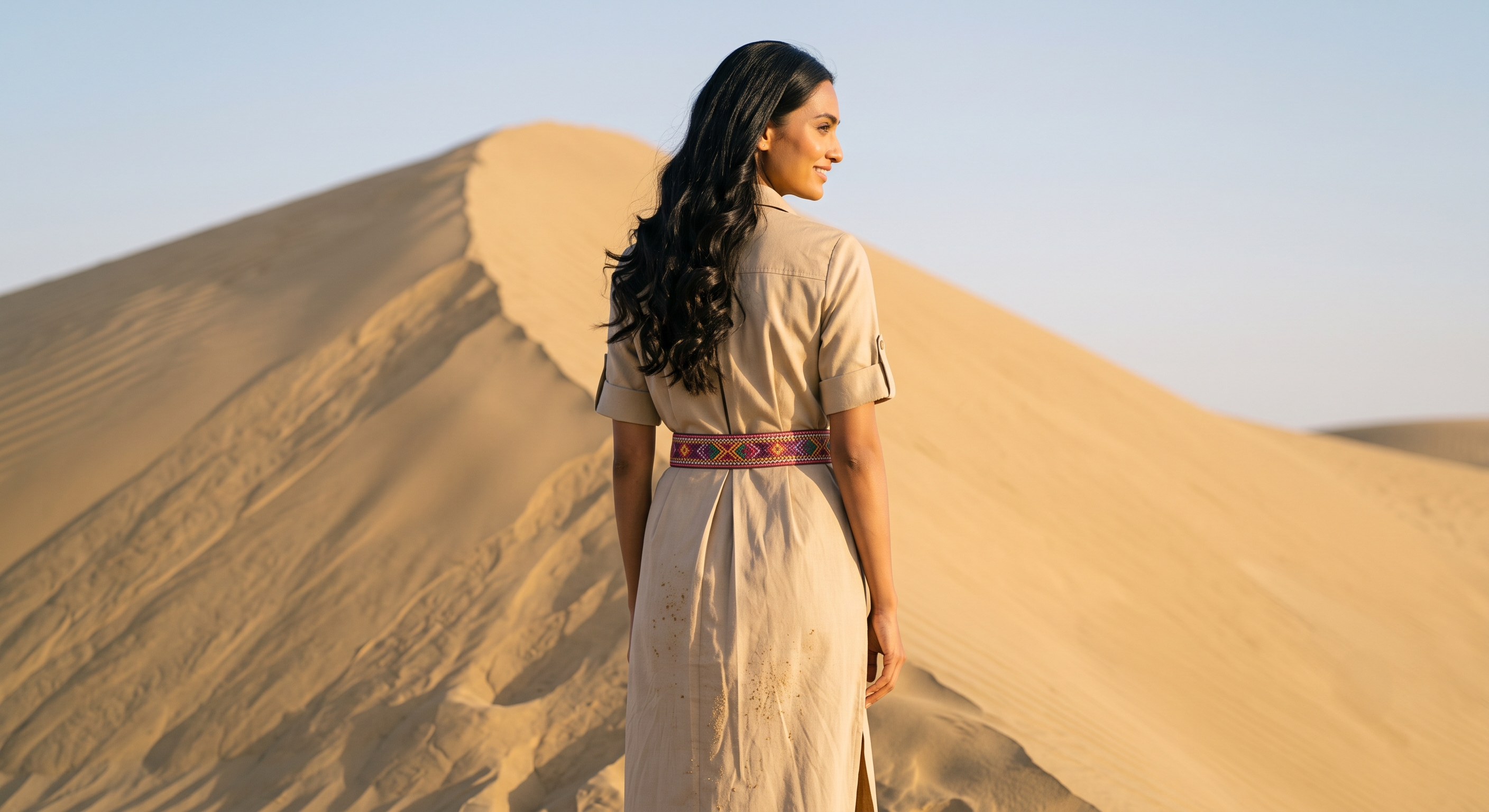The Desert Sand Shirt Dress