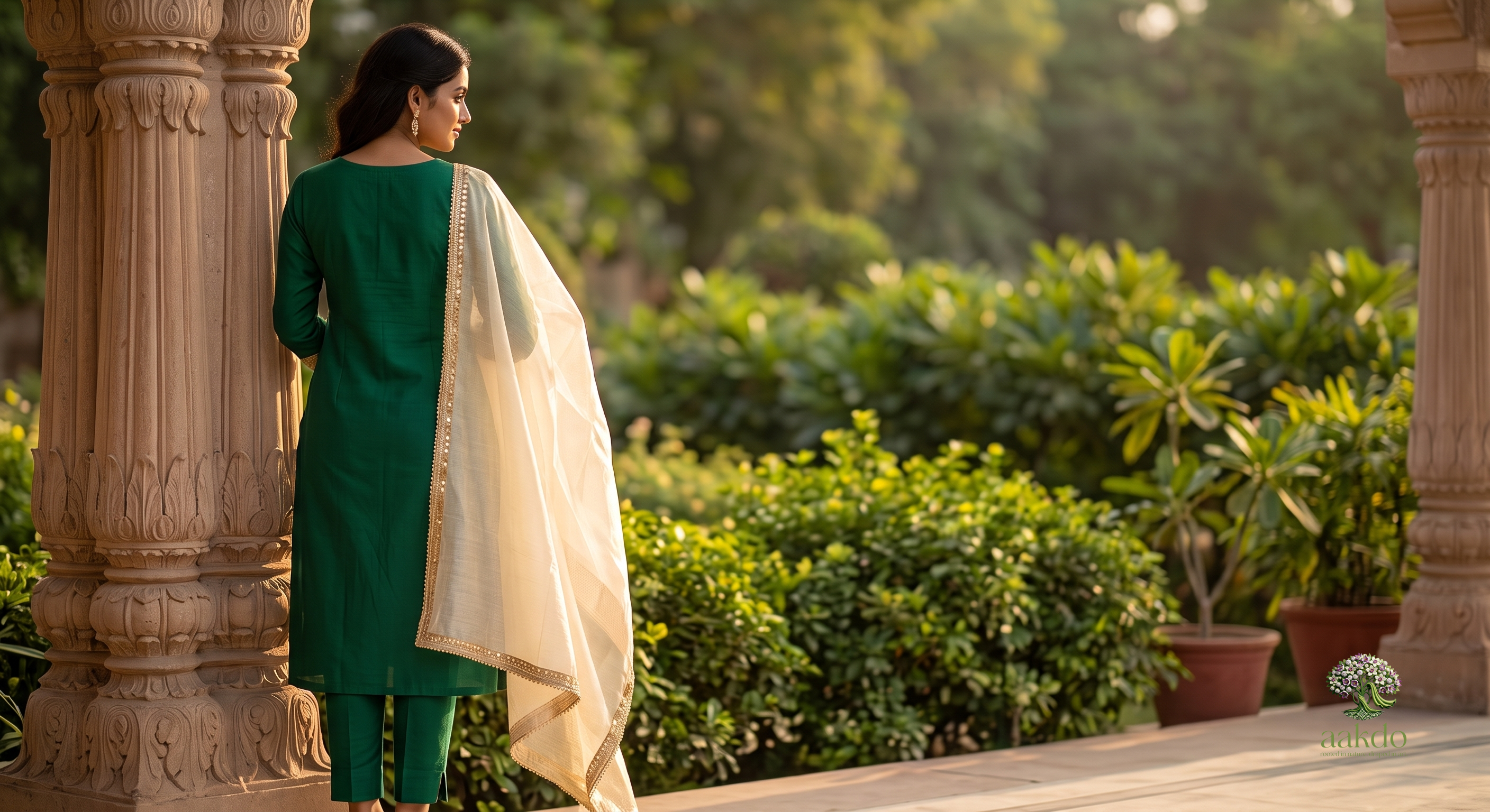 The Emerald Buta Salwar Suit Set