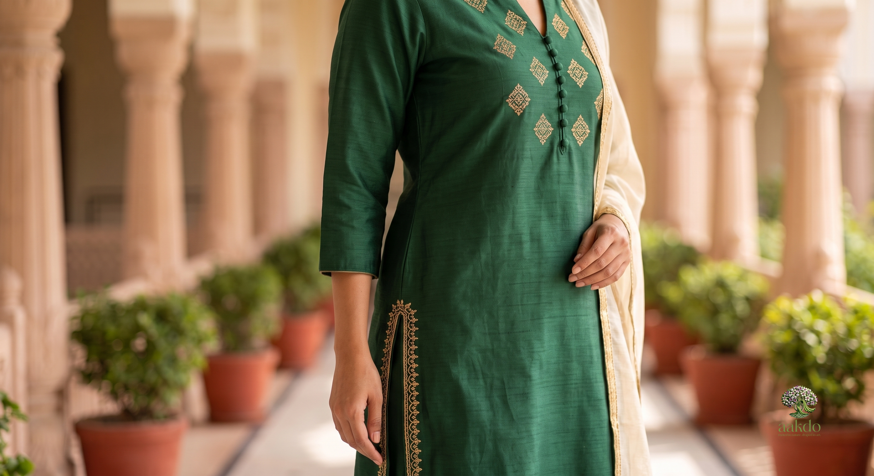 The Emerald Buta Salwar Suit Set