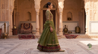 The Jharokha Layered Overlay Lehenga Set