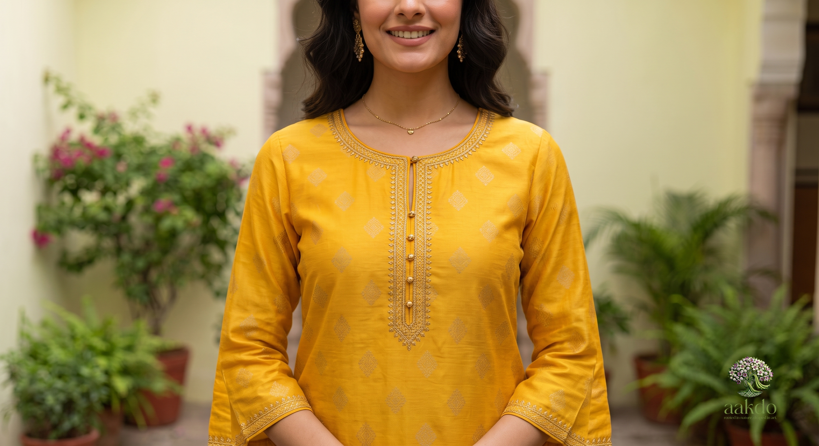 The Marigold Chanderi Sharara Set