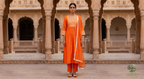 The Narangi Gathered Yoke Kurta Set
