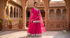 The Rani Bagh Silver Edged Sharara Set