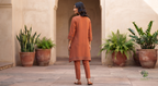The Terra Asymmetrical Crepe Co-ord Set