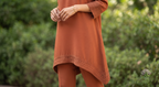 The Terra Asymmetrical Crepe Co-ord Set