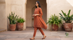 The Terra Asymmetrical Crepe Co-ord Set