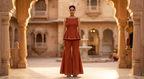 The Terra Peplum Sharara Set